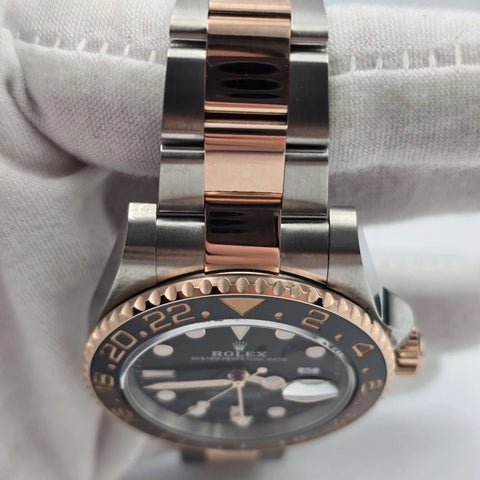 PAPERS 2023 Rolex GMT-Master II Rootbeer 40mm 126711CHNR Two-Tone Rose Gold BOX