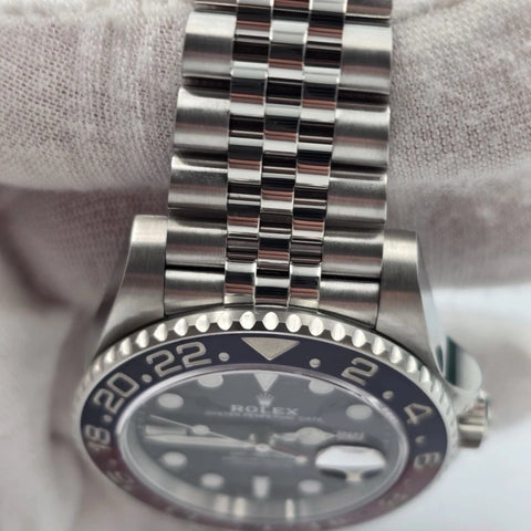 PAPERS 2023 Rolex GMT Master II Pepsi Red Blue Jubilee 126710BLRO Watch BOX