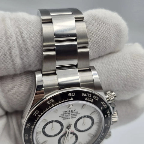 MINT 2024 PAPERS Rolex Cosmograph Daytona 40mm 126500LN White Panda Dial BOX