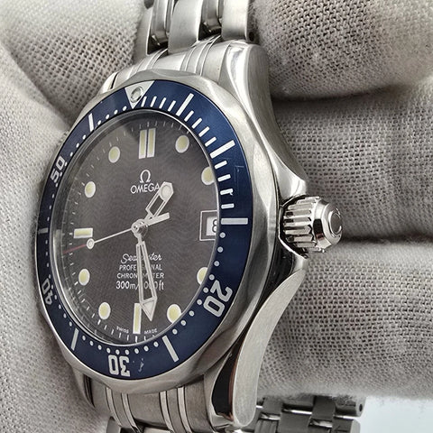 Mens Omega Seamaster Professional Chronometer Blue Dial 36MM Watch 2551.80