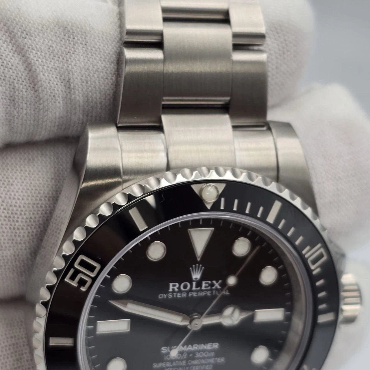 MINT 2019 PAPERS Rolex Submariner No-Date 114060 Black Ceramic 40mm Watch BOX