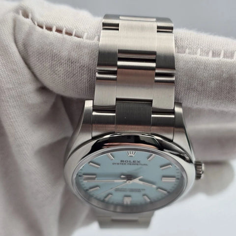 NEW 2026 Rolex Oyster Perpetual 36mm 126000 Tiffany Turquoise Dial