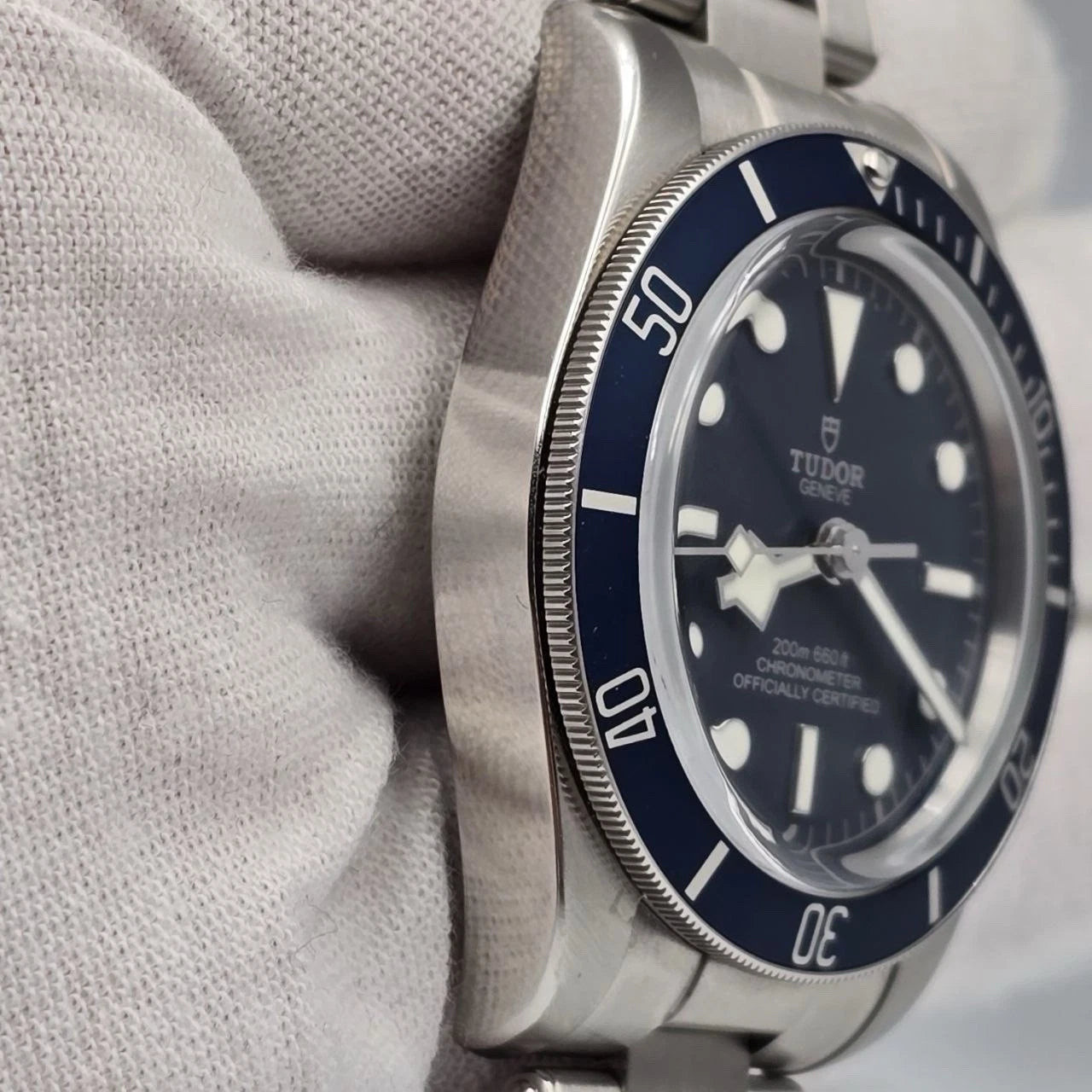 PAPERS 2022 Tudor Black Bay Blue Dial 39mm Steel Automatic Watch 79030B BOX