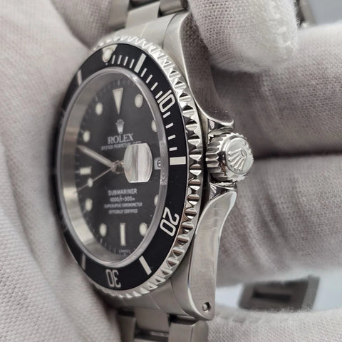Rolex Submariner Date 16610 Black Dial Stainless Steel Oyster 40mm