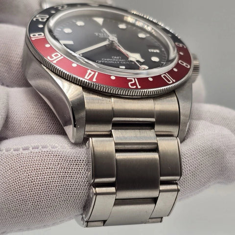 2021 Tudor Black Bay GMT Pepsi Men’s Automatic Steel 41mm Watch 79830RB B+P