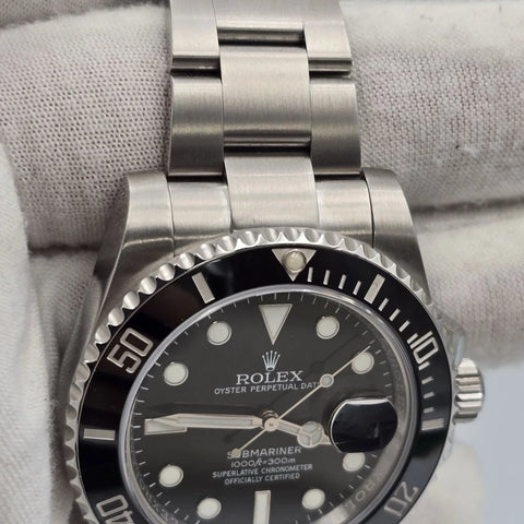 2017 PAPERS Rolex Submariner Date 116610LN Steel Black Ceramic 40mm Watch BOX