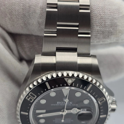 2019 MINT PAPERS Rolex Sea-Dweller Black Red Letters 43mm MK2 126600 BOX