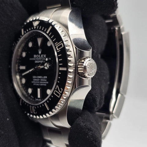 MINT 2023 PAPERS Rolex Sea-Dweller Deepsea Steel Black 44mm 136660 Watch BOX