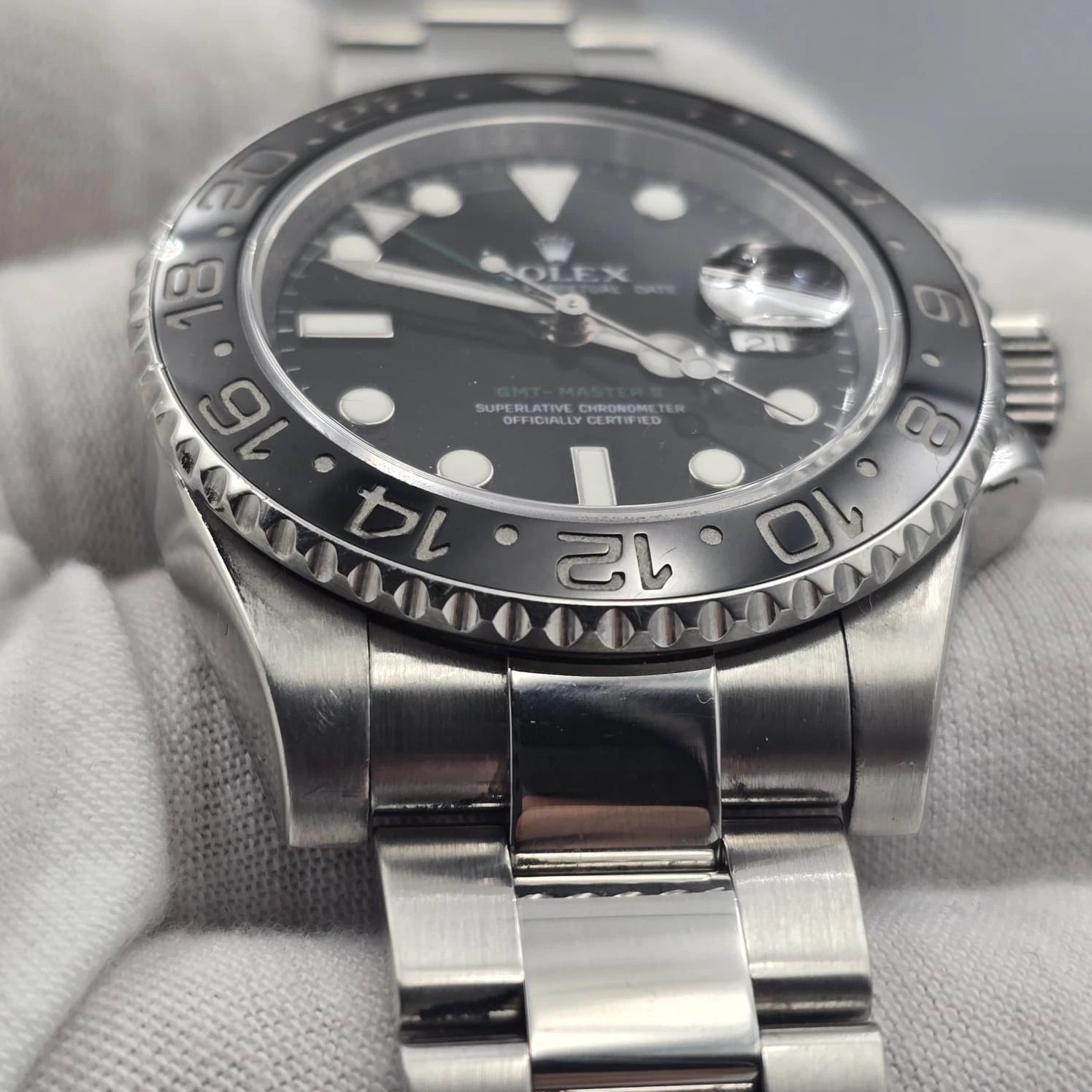 Rolex GMT Master II Green Arrow 116710LN Steel Ceramic Black 40mm Watch