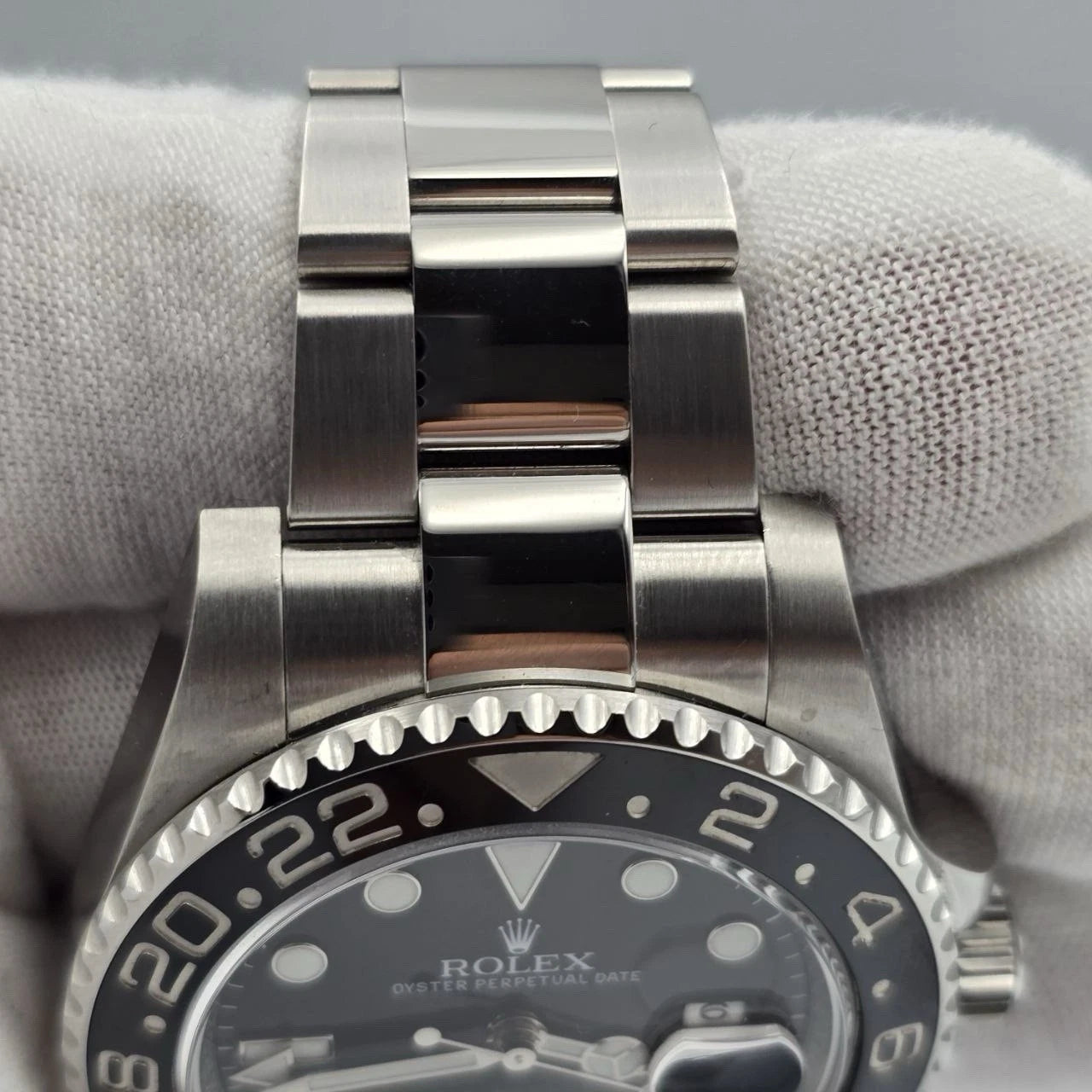 PAPERS 2015 Rolex GMT Master II 116710LN Steel Ceramic Black 40mm Watch BOX
