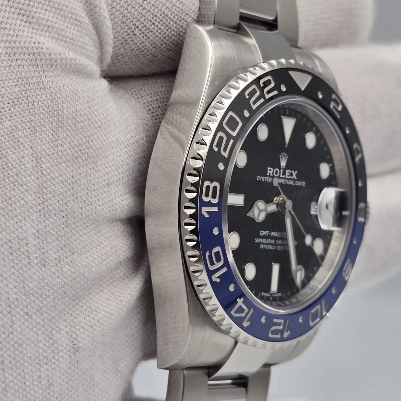 MINT 2016 PAPERS Rolex GMT Master II 116710BLNR Steel Ceramic Batman Watch BOX