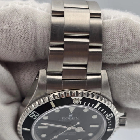 PAPERS MINT Rolex Submariner No-Date 14060M Steel Black Oyster Mens Watch 40mm