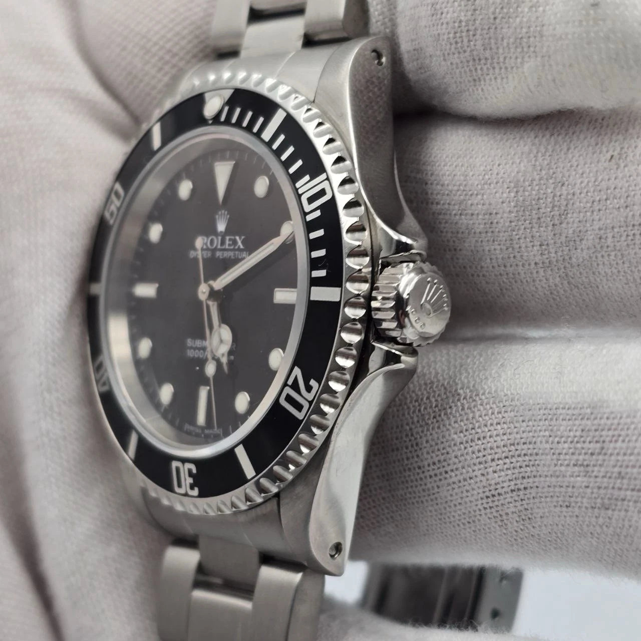 2006 MINT Rolex Submariner No-Date Black Stainless Steel 40mm 14060M