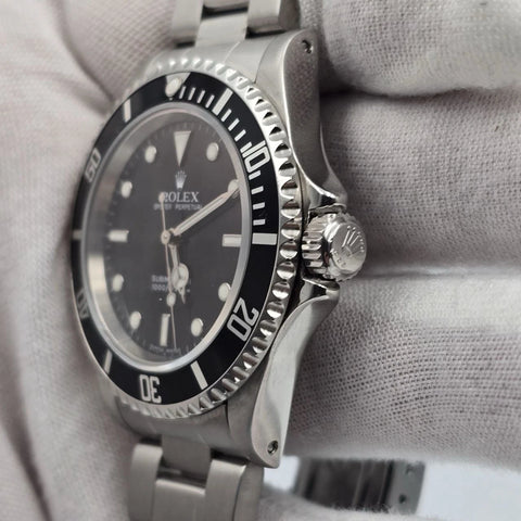 2006 MINT Rolex Submariner No-Date Black Stainless Steel 40mm 14060M