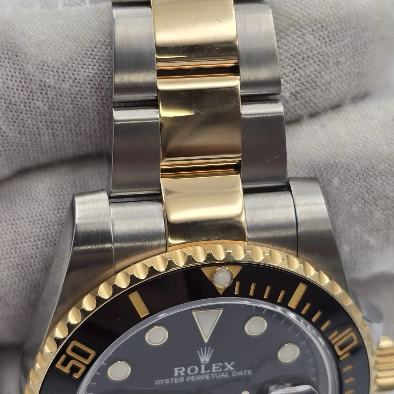 PAPERS 2018 Rolex Submariner Date 40mm 18k Two Tone Black Dial 116613LN BOX