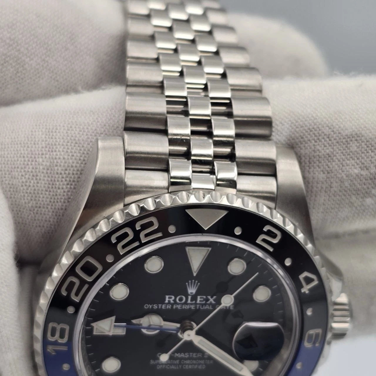 2022 PAPERS Rolex GMT-Master II 126710BLNR Batgirl Jubilee 40mm Watch BOX