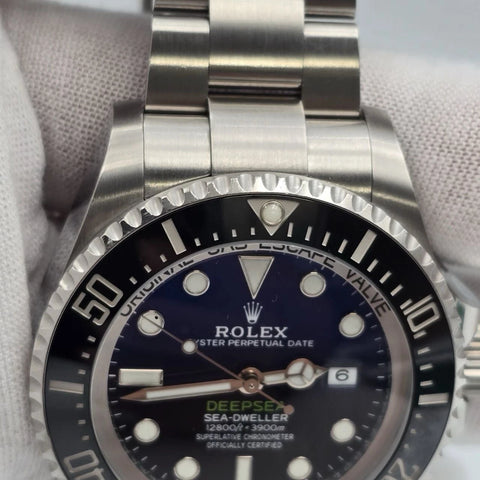 PAPERS 2021 Rolex Sea-Dweller Deepsea James Cameron Blue 126660 44mm Watch BOX