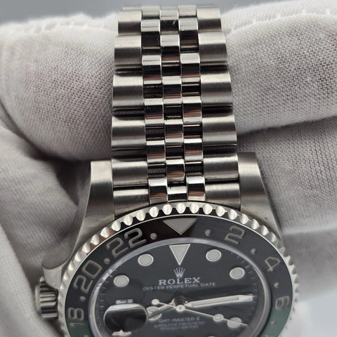 PAPERS 2024 Rolex GMT-Master II “Sprite” 40mm 126720VTNR Jubilee Black Dial BOX