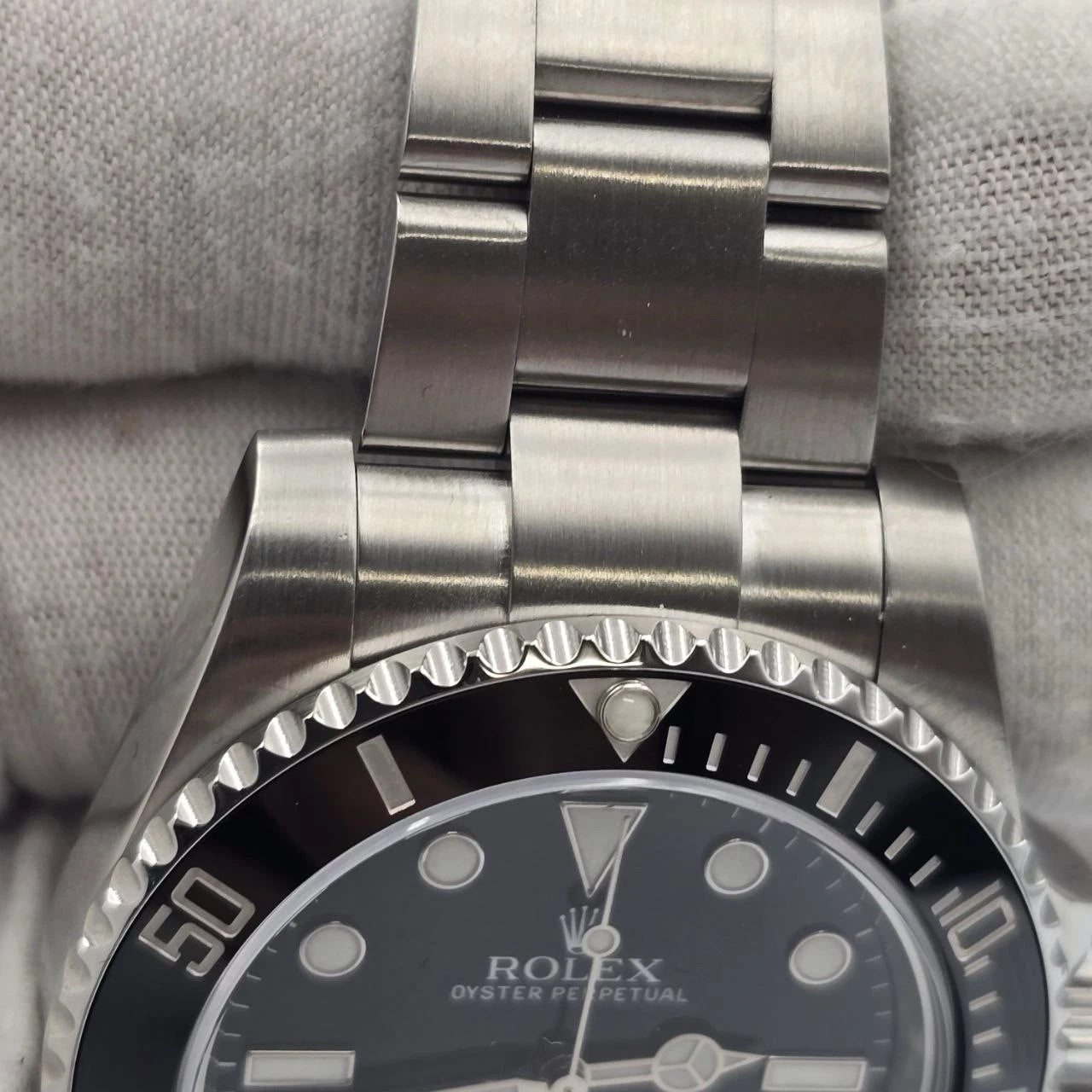 MINT 2013 PAPERS Rolex Submariner No-Date 114060 Black Ceramic 40mm Watch BOX