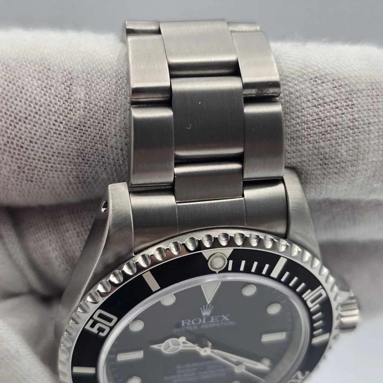 MINT 2009 Rolex Submariner No Date 14060M 4 Line REHAUT Black Dial 40mm Watch