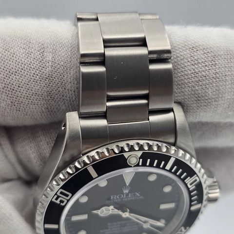 MINT 2009 Rolex Submariner No Date 14060M 4 Line REHAUT Black Dial 40mm Watch