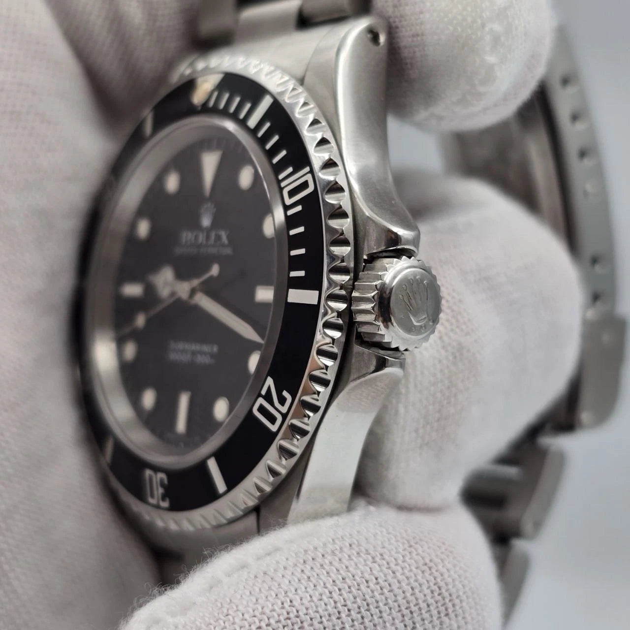 MINT Rolex Submariner No-Date BLACK Stainless Steel Dive Oyster 40mm Watch 14060