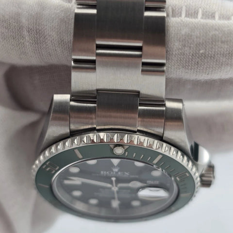 2013 PAPERS Rolex Submariner Hulk 116610LV Green 40mm Ceramic Watch BOX