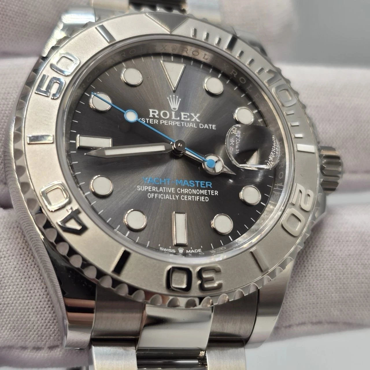 NEW 2025 Rolex Yacht-Master 40mm 126622 Rhodium Dial Platinum Watch UNWORN