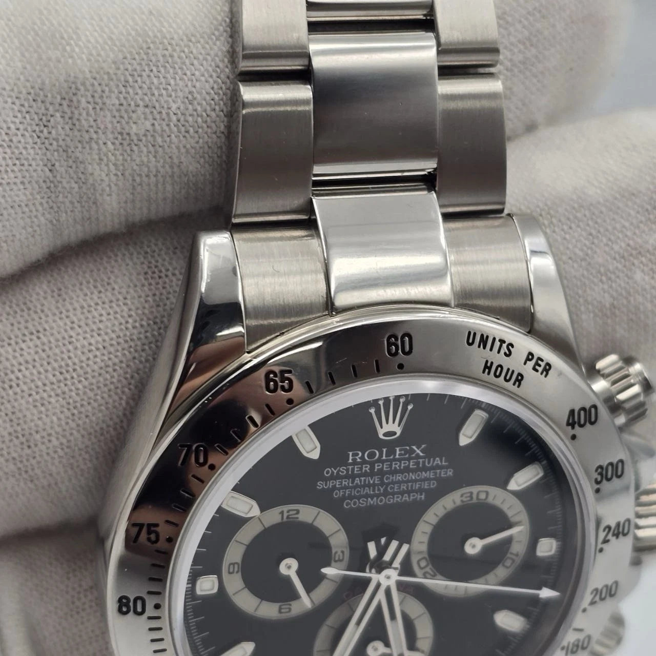 PAPERS 2014 Rolex Cosmograph Daytona 116520 Black Fat Buckle 40mm Watch BOX