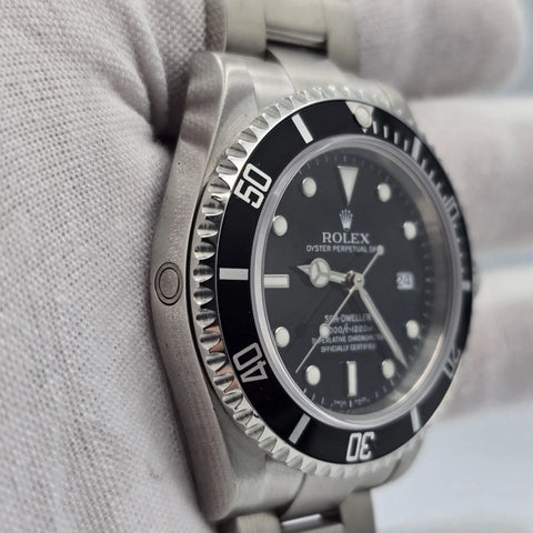 MINT PAPERS 2006 Rolex Sea-Dweller 16600 Stainless Steel Black Dial 40MM Watch