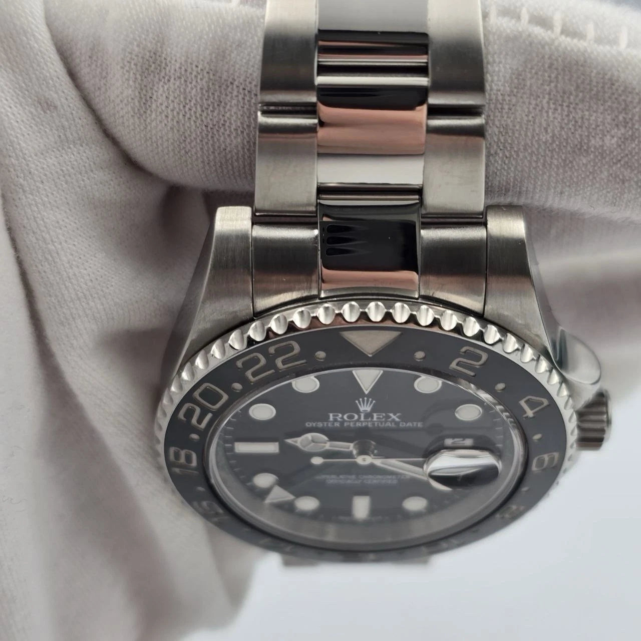 2015 Rolex GMT Master II 116710LN Stainless Steel Ceramic Black 40mm Watch