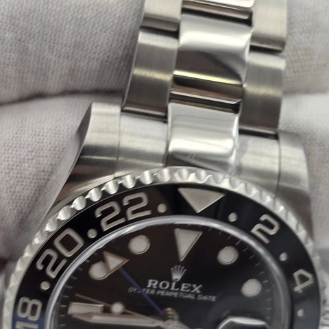 MINT 2019 PAPERS Rolex GMT Master II 116710BLNR Steel Ceramic Batman Watch BOX