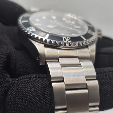 MINT 2012 Rolex Submariner No Date 14060M 4 Line REHAUT Black Dial 40mm Watch