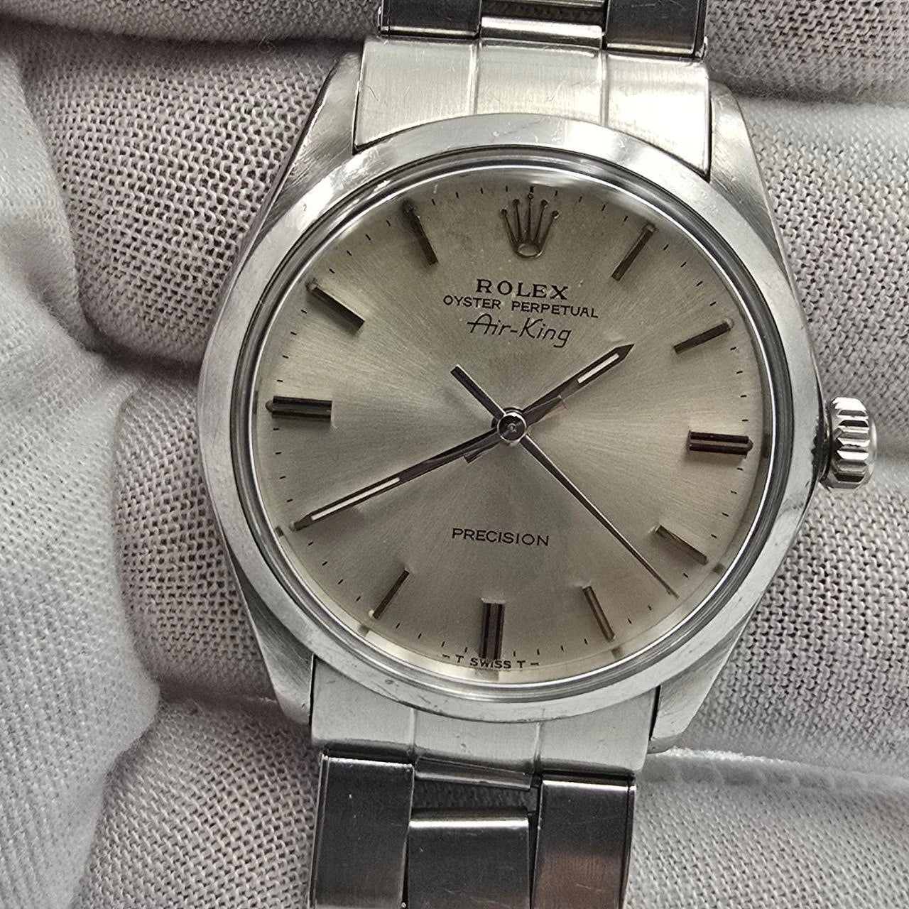 Rolex Air King Precision 5500 Steel Oyster Automatic 34mm Watch