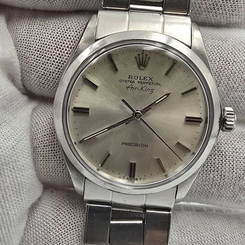 Rolex Air King Precision 5500 Steel Oyster Automatic 34mm Watch