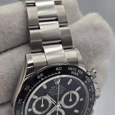 MINT 2023 PAPERS Rolex Daytona 116500LN Black Ceramic 40mm Steel Watch BOX