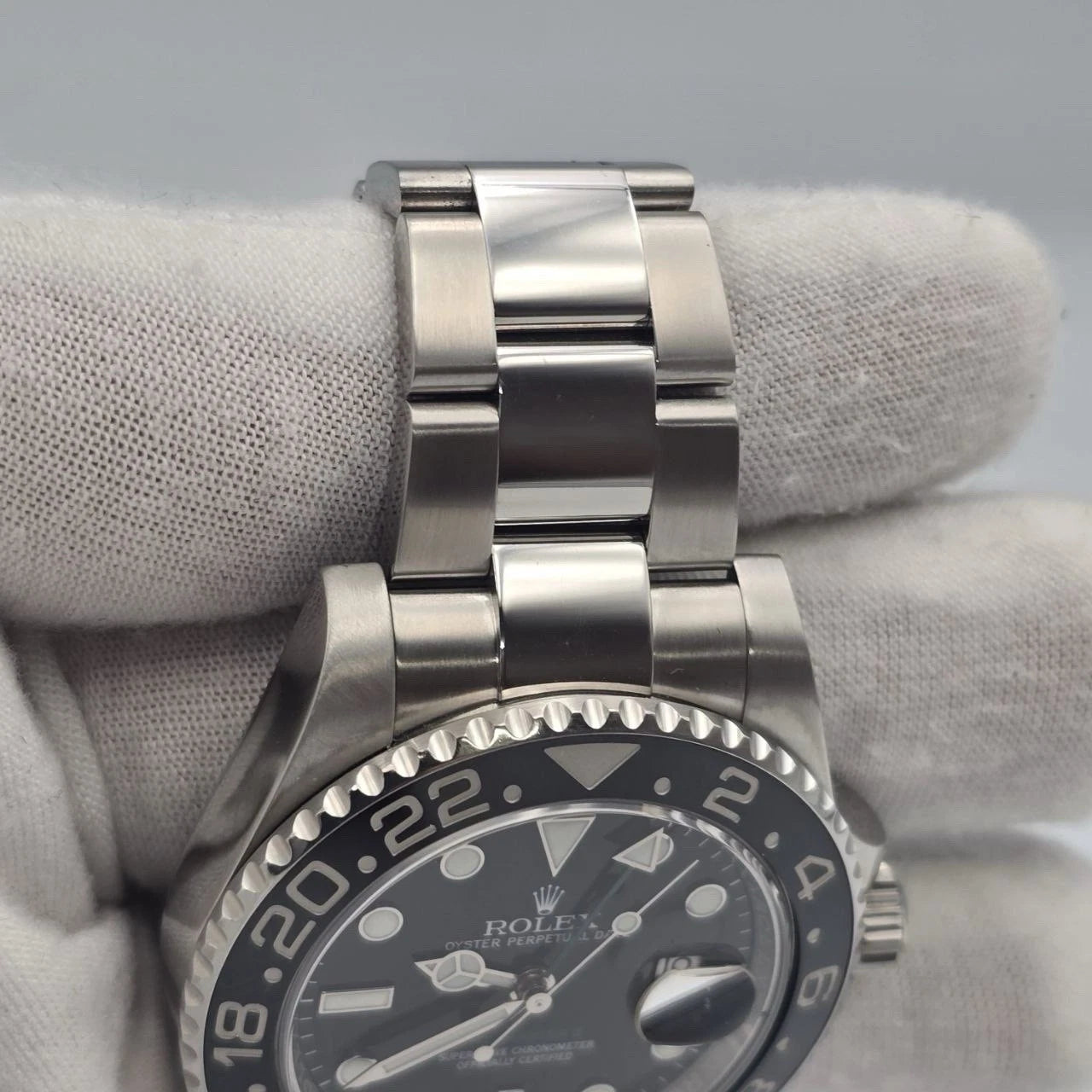 MINT Rolex GMT Master II Green Arrow 116710LN Steel Ceramic Black 40mm Watch