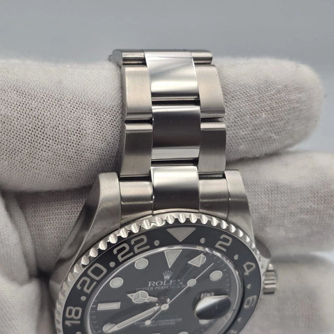 MINT Rolex GMT Master II Green Arrow 116710LN Steel Ceramic Black 40mm Watch