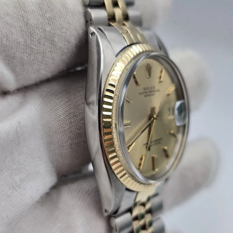 Rolex Datejust 1601 Two Tone Champagne Dial
