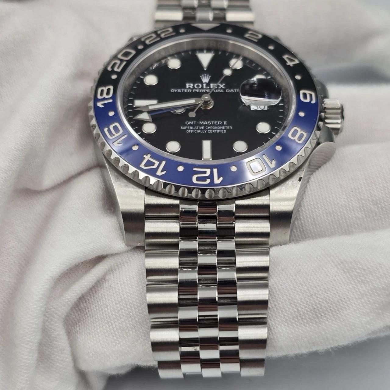 2020 PAPERS Rolex GMT-Master II 126710BLNR Batgirl Jubilee 40mm Watch BOX