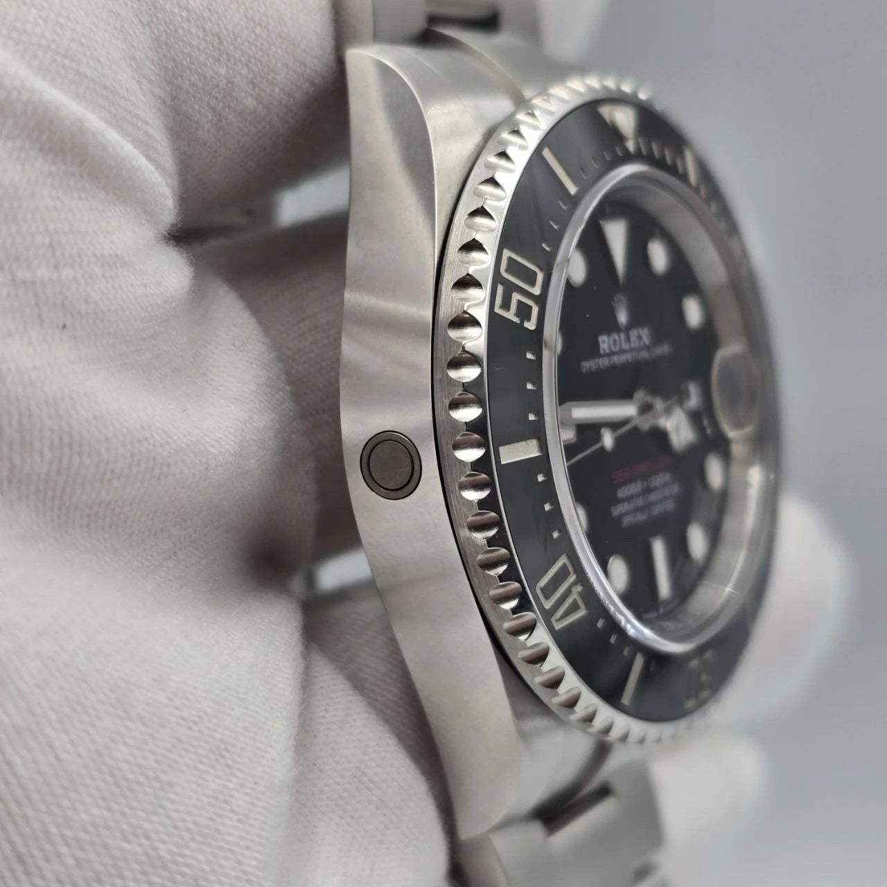 2023 PAPERS Rolex Sea-Dweller Black Red Letters Stainless Steel 43mm 126600 BOX