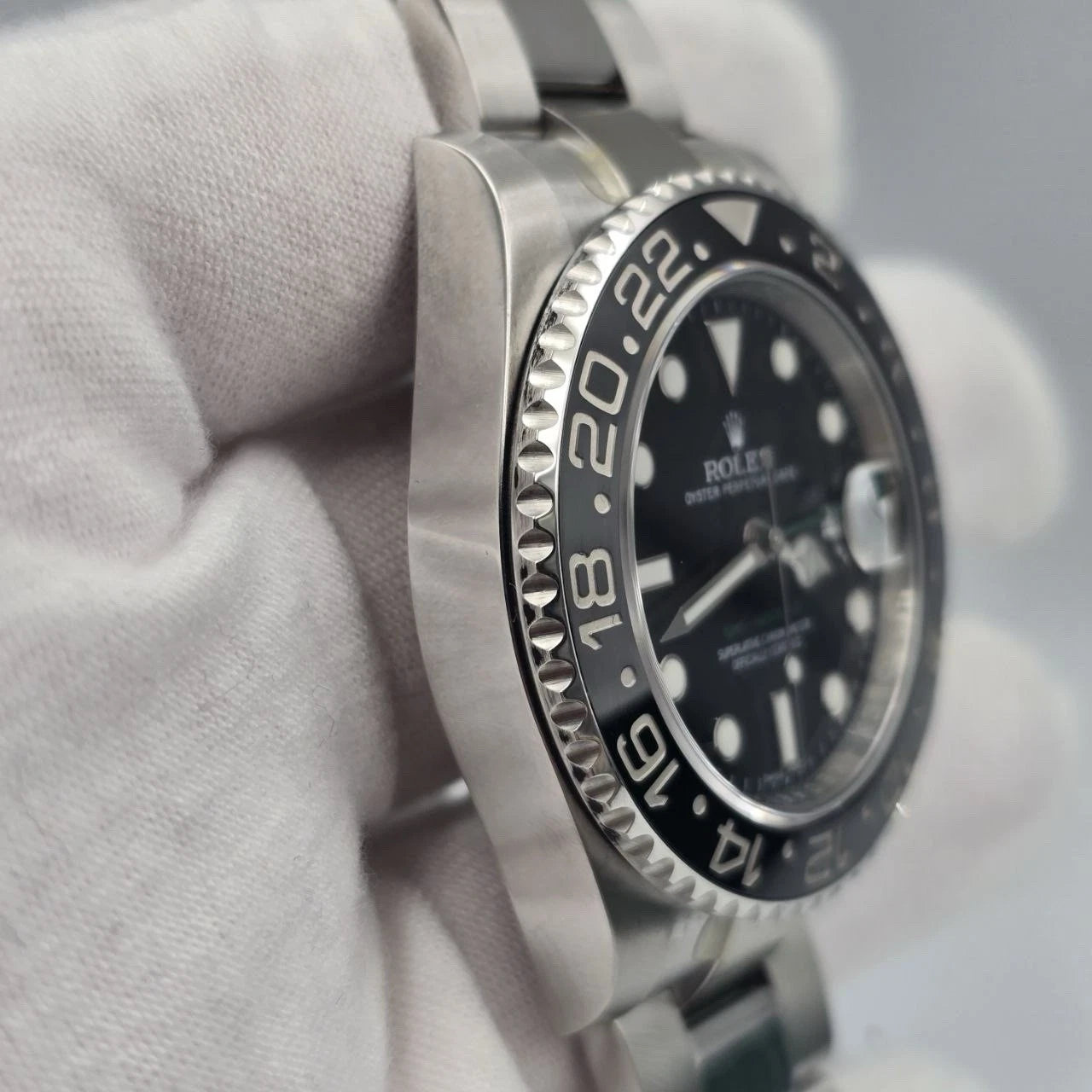 2018 PAPERS Rolex GMT Master II 116710LN Steel Ceramic "Green Arrow" 40mm BOX
