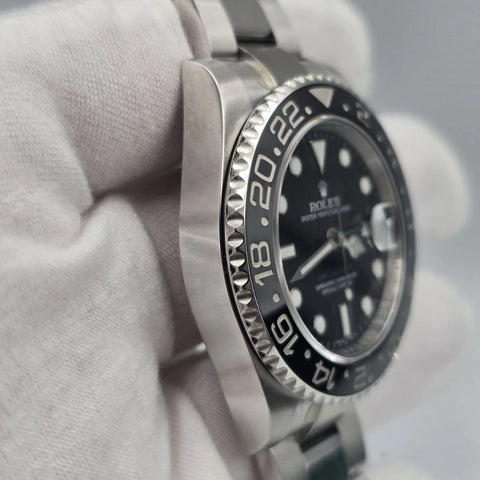 2018 PAPERS Rolex GMT Master II 116710LN Steel Ceramic "Green Arrow" 40mm BOX