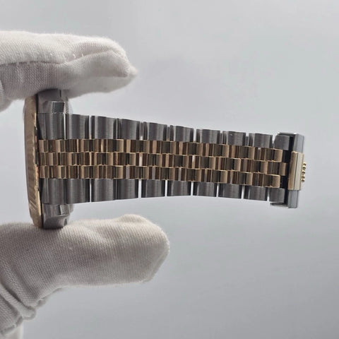 PAPERS 2022 Rolex Datejust 41mm 18K Two Tone White Dial Jubilee 126333 BOX