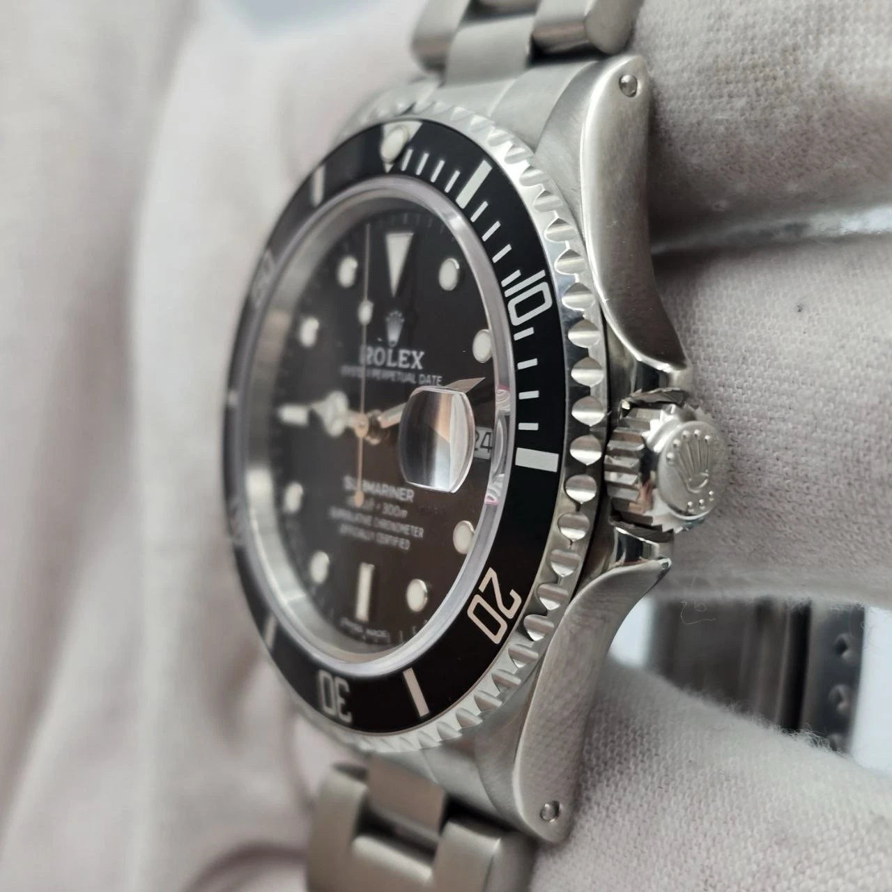 MINT 2023 RSC Rolex Submariner Date 16800 Steel Black Dial Oyster 40mm Watch