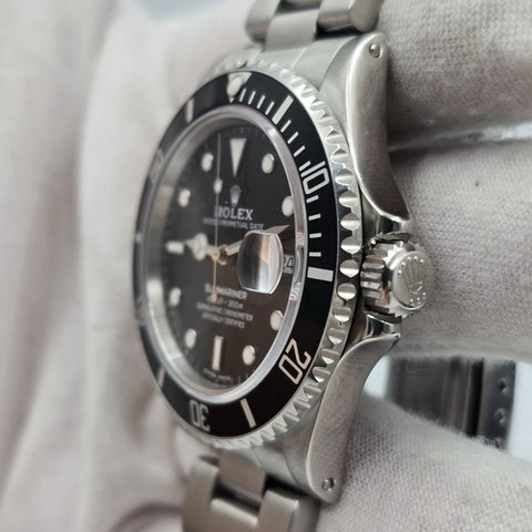 MINT 2023 RSC Rolex Submariner Date 16800 Steel Black Dial Oyster 40mm Watch