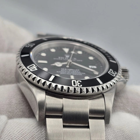 2005 Rolex Sea-Dweller 16600 Stainless Steel Black Dial 40mm Watch