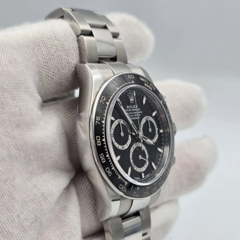 PAPERS 2024 Rolex Daytona Cosmograph Steel Black Ceramic 40mm 126500LN BOX