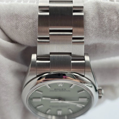 NEW 2026 Rolex Oyster Perpetual Pistachio 36mm Stainless Steel 126000