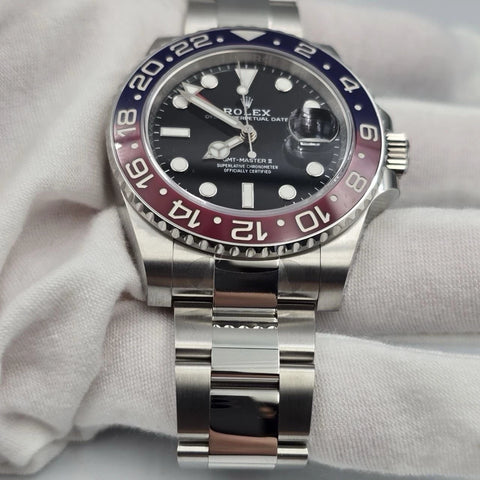 2026 NEW Rolex Pepsi GMT-Master ll Oyster Steel 40mm 126710BLRO UNWORN